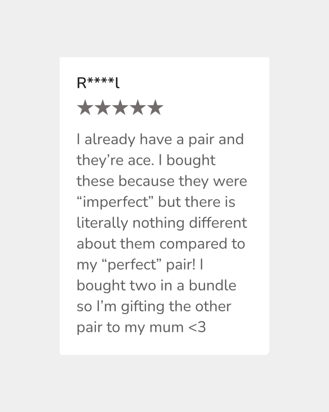 Hansies Imperfects - Limited Warehouse Clearance Batch
